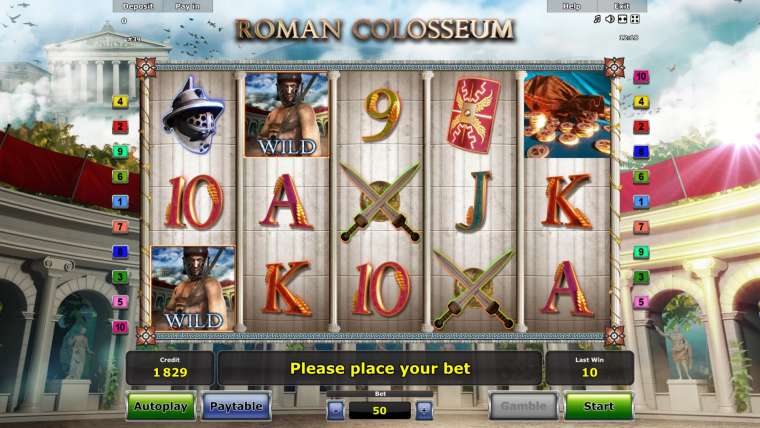 Play Roman Colosseum slot CA