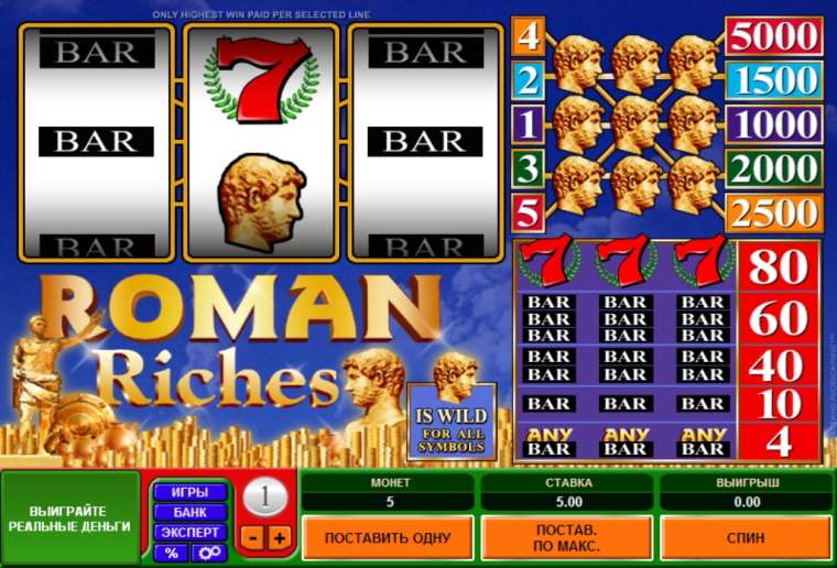 Play Roman Riches slot CA