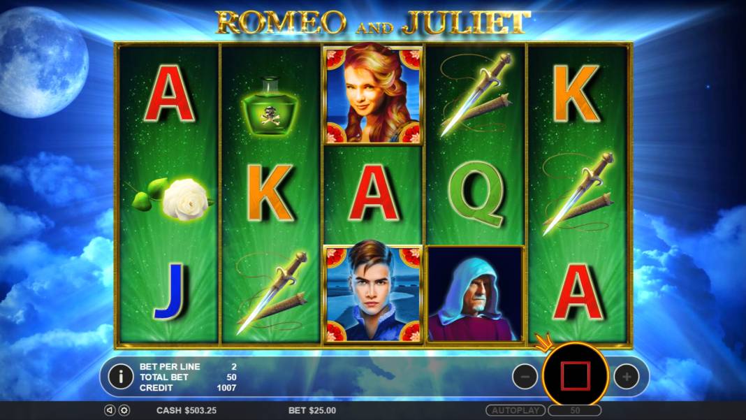 Romeo and Juliet slot