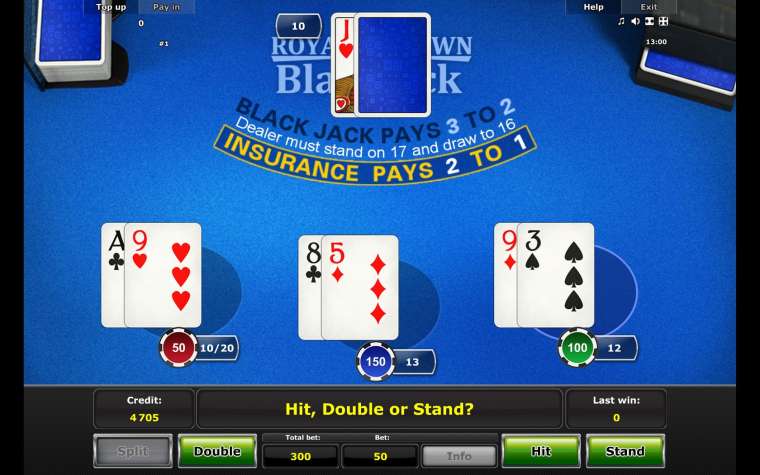 Play Royal Crown Blackjack slot CA
