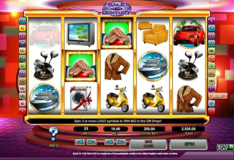 Play Sale of the Century slot CA