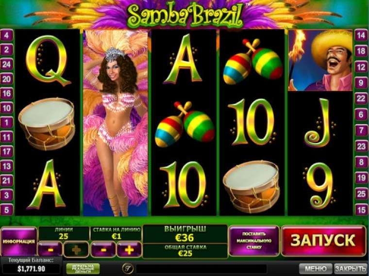 Play Samba Brazil slot CA