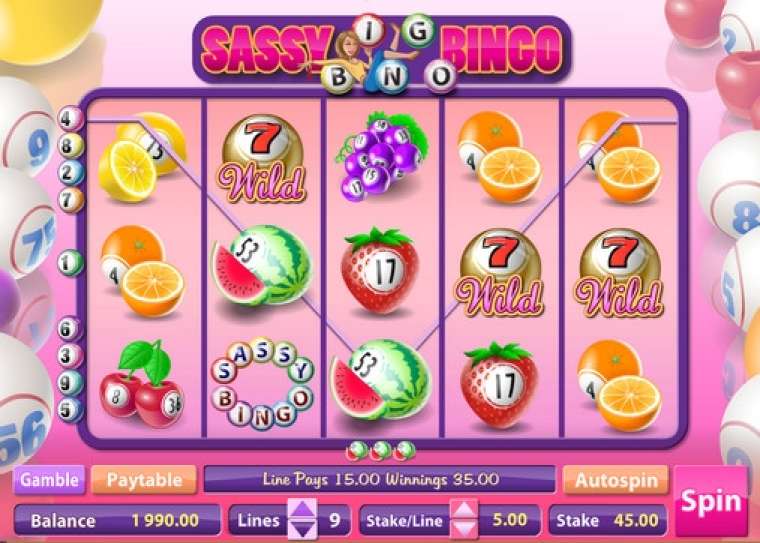 Play Sassy Bingo slot CA