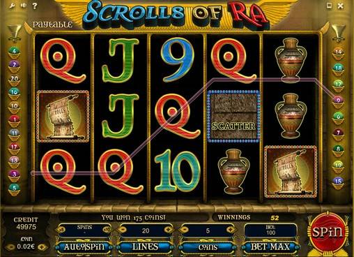 Scrolls of Ra slot