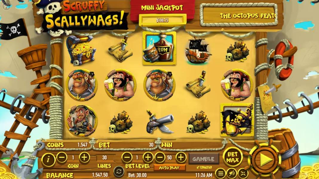 Scruffy Scallywags! slot