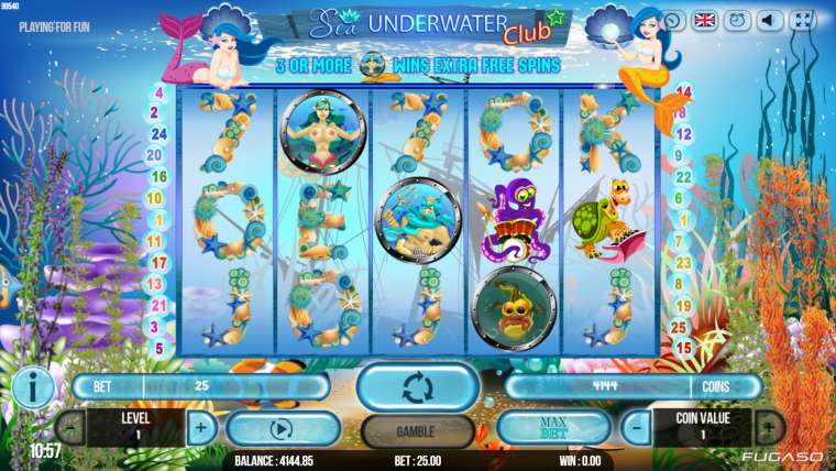 Play Sea Underwater Club slot CA