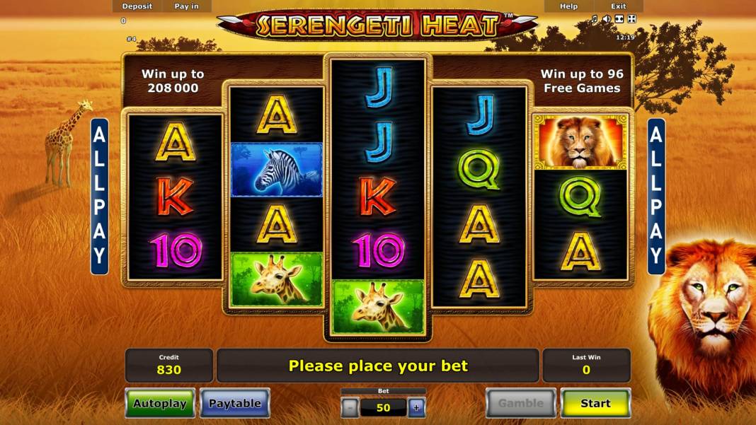 Serengeti Heat slot