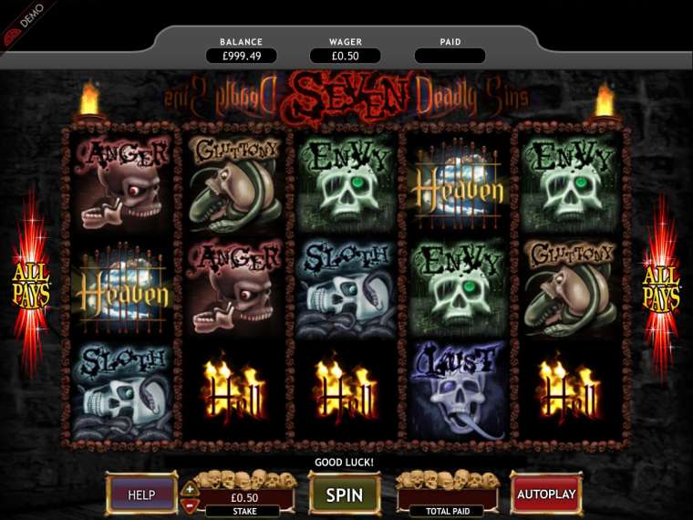 Play Seven Deadly Sins slot CA