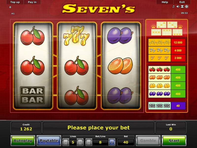 Seven’s slot