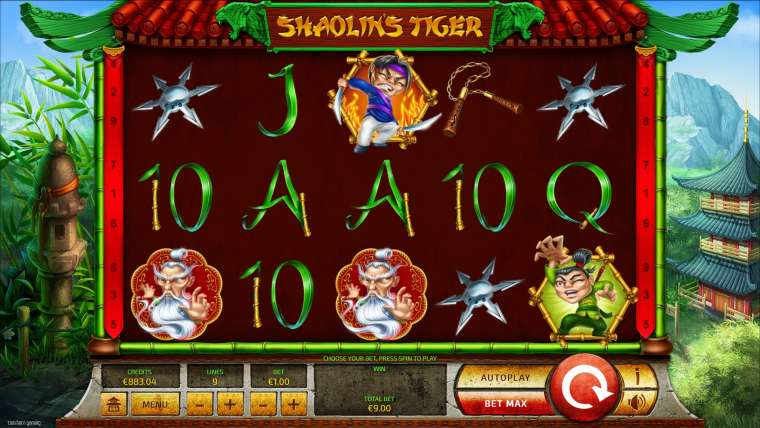 Play Shaolin’s Tiger slot CA