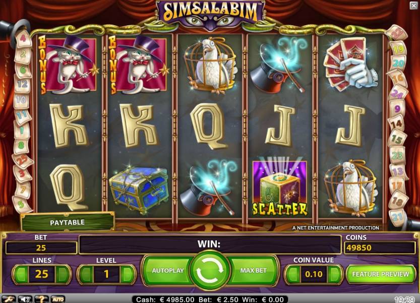 Simsalabim slot