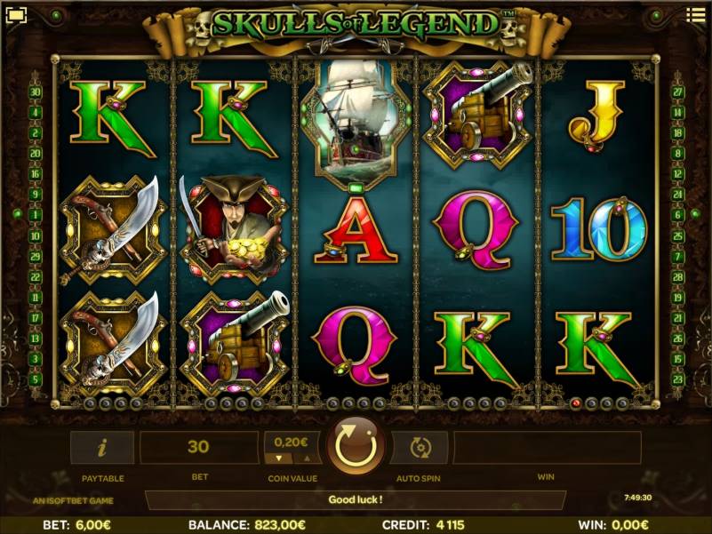 Skulls of Legend slot