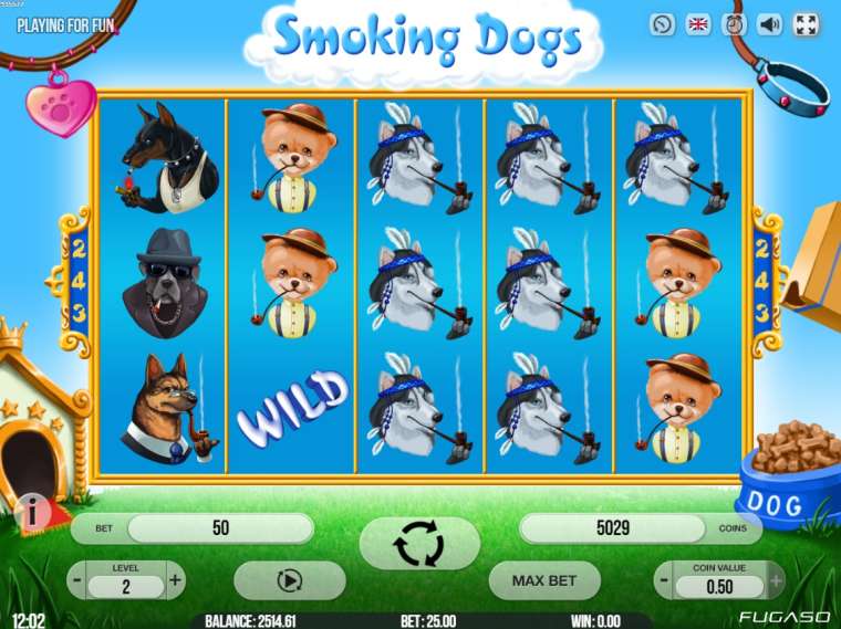 Play Smoking Dogs slot CA