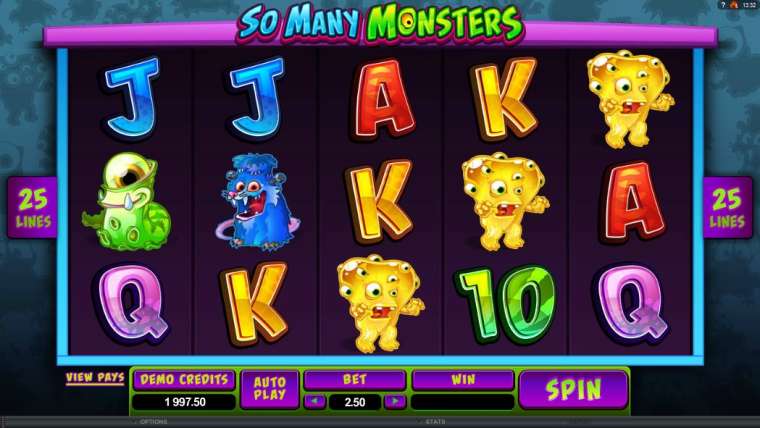 Play So Many Monsters slot CA