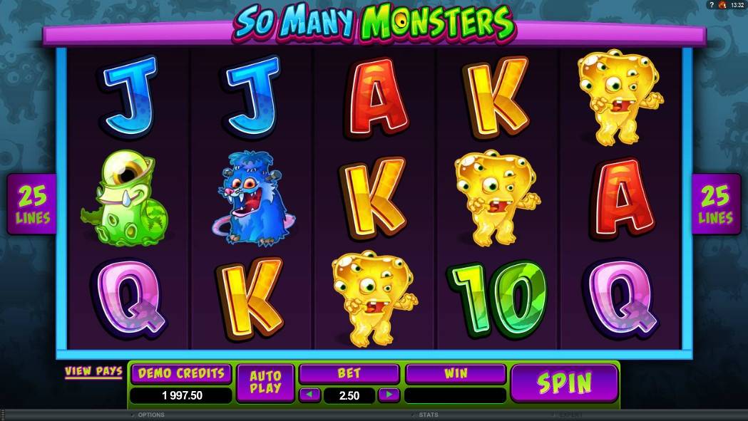 So Many Monsters slot