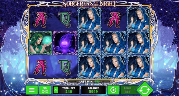 Play Sorcerers of the Night slot CA