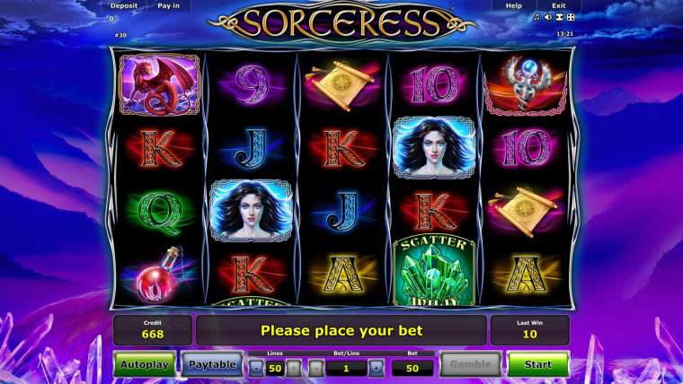 Play Sorceress slot CA