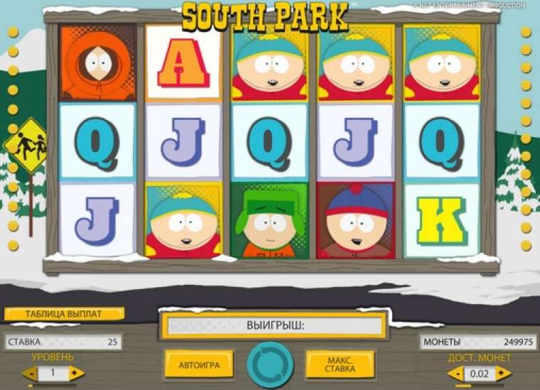 Play South Park slot CA