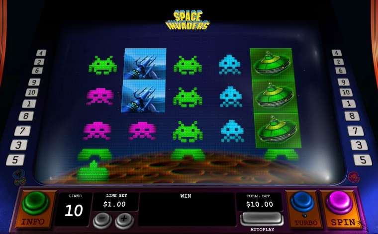 Play Space Invaders slot CA