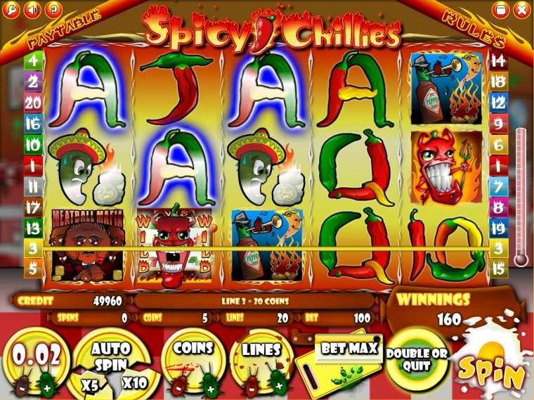 Play Spicy Chillies slot CA