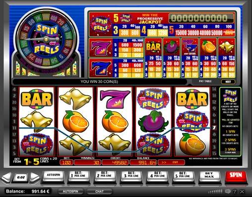 Spin or Reels slot
