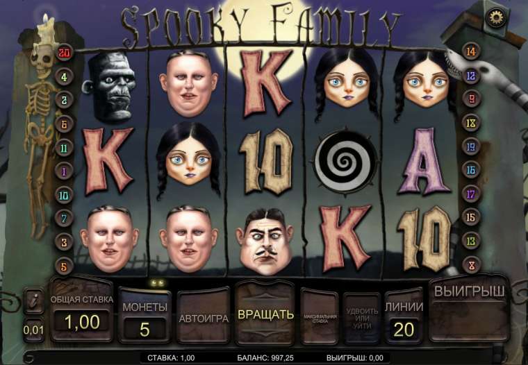 Play Spooky Family slot CA