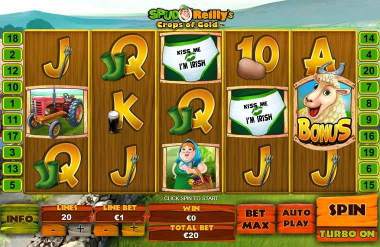 Play Spud O’Reilly’s Crop of Gold slot CA