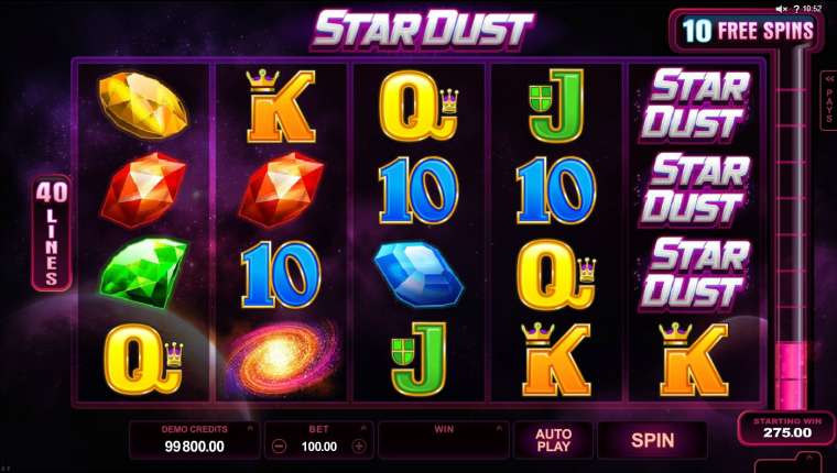Play Star Dust slot CA