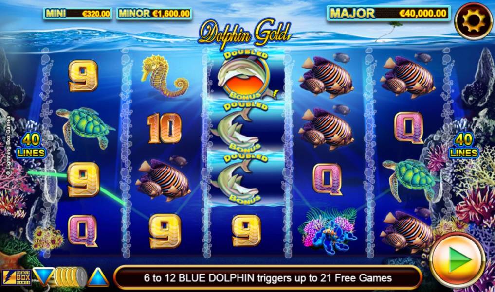 Stellar Jackpots with Dolphin Gold slot