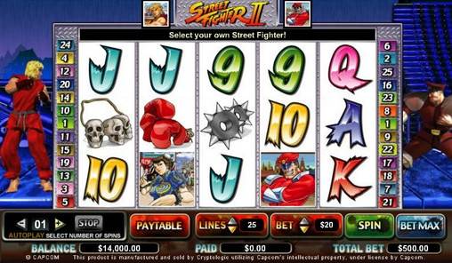 Street Fighter II slot