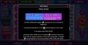 Sugartime: Free spins and/or respins