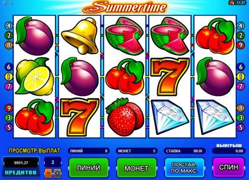 Summertime slot