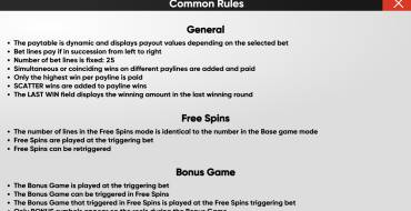 Sun of Egypt 3: Rules