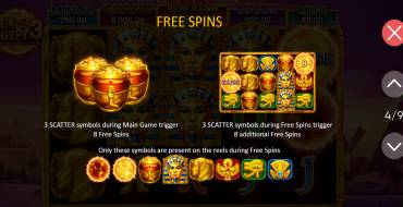 Sun of Egypt 3: Free spins and/or respins