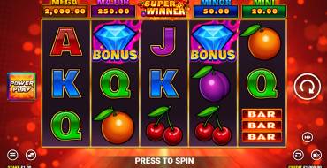 Super 7 Winner: Slot machine