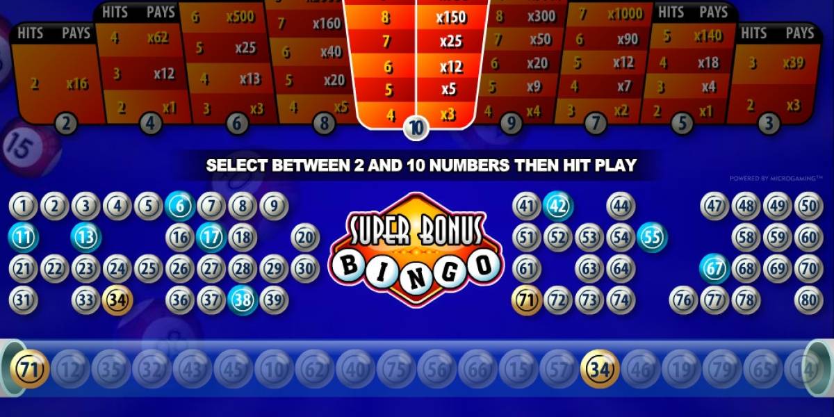 Super Bonus Bingo