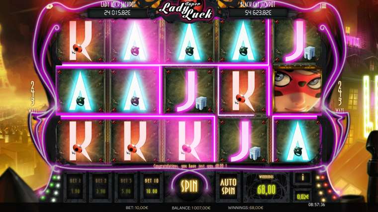 Play Super Lady Luck slot CA