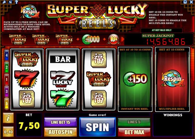 Play Super Lucky Reels slot CA