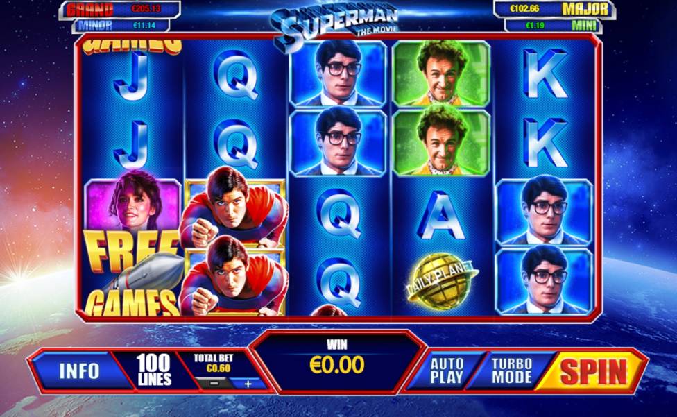 Superman the Movie slot