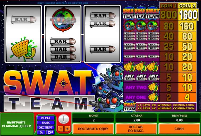 Play S.W.A.T. Team slot CA