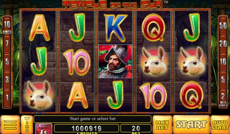 Play Temple of the Sun slot CA