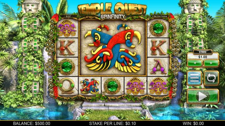 Play Temple Quest Spinfinity slot CA