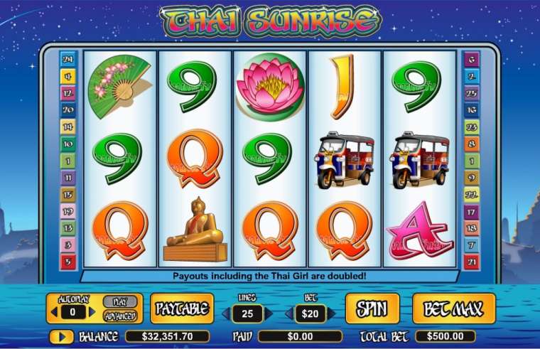 Play Thai Sunrise slot CA