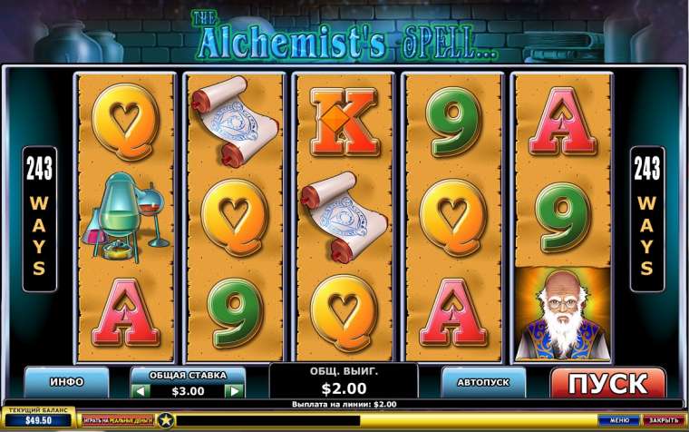 Play The Alchemist’s Spell slot CA
