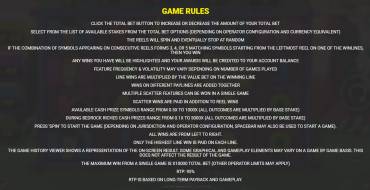 The Flintstones Bedrock Riches: Rules