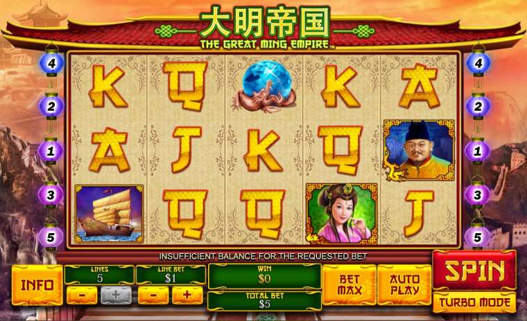 Play The Great Ming Empire slot CA
