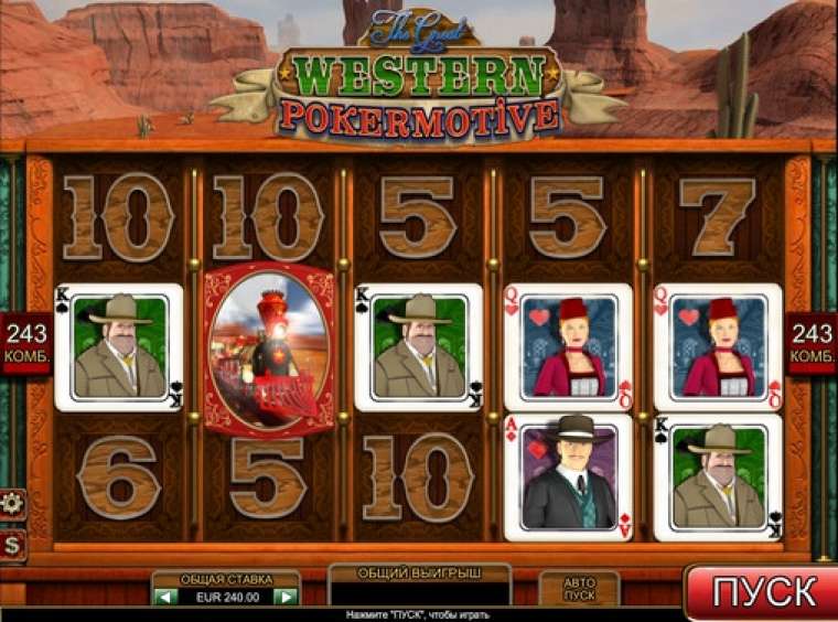 Play The Great Western Pokermotive slot CA