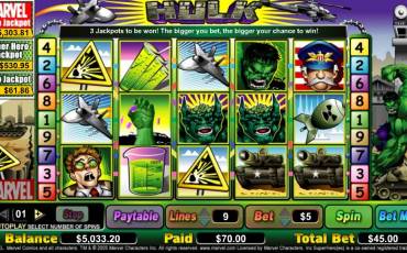 The Incredible Hulk slot
