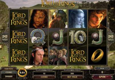 The Lord of the Rings by Microgaming CA