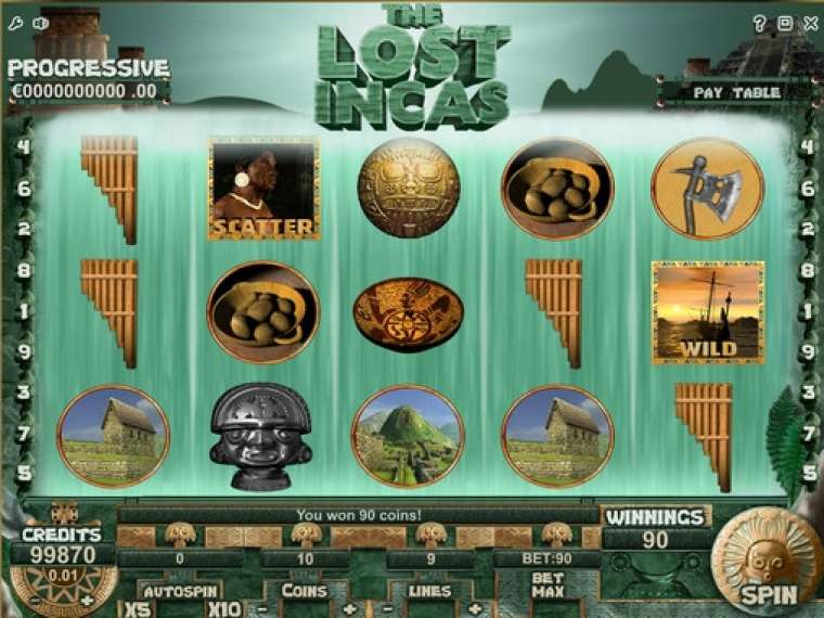 Play The Lost Incas slot CA